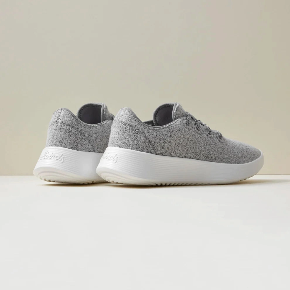 Allbirds Wool Runners Go - Medium Grey (Blizzard Sole) Recommended Running Shoes For High Arches