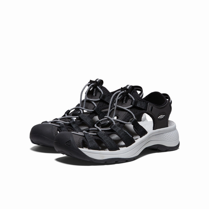 Difference Between Running Shoes And Trail Shoes Women's Astoria West Sandal  |  Black/Grey
