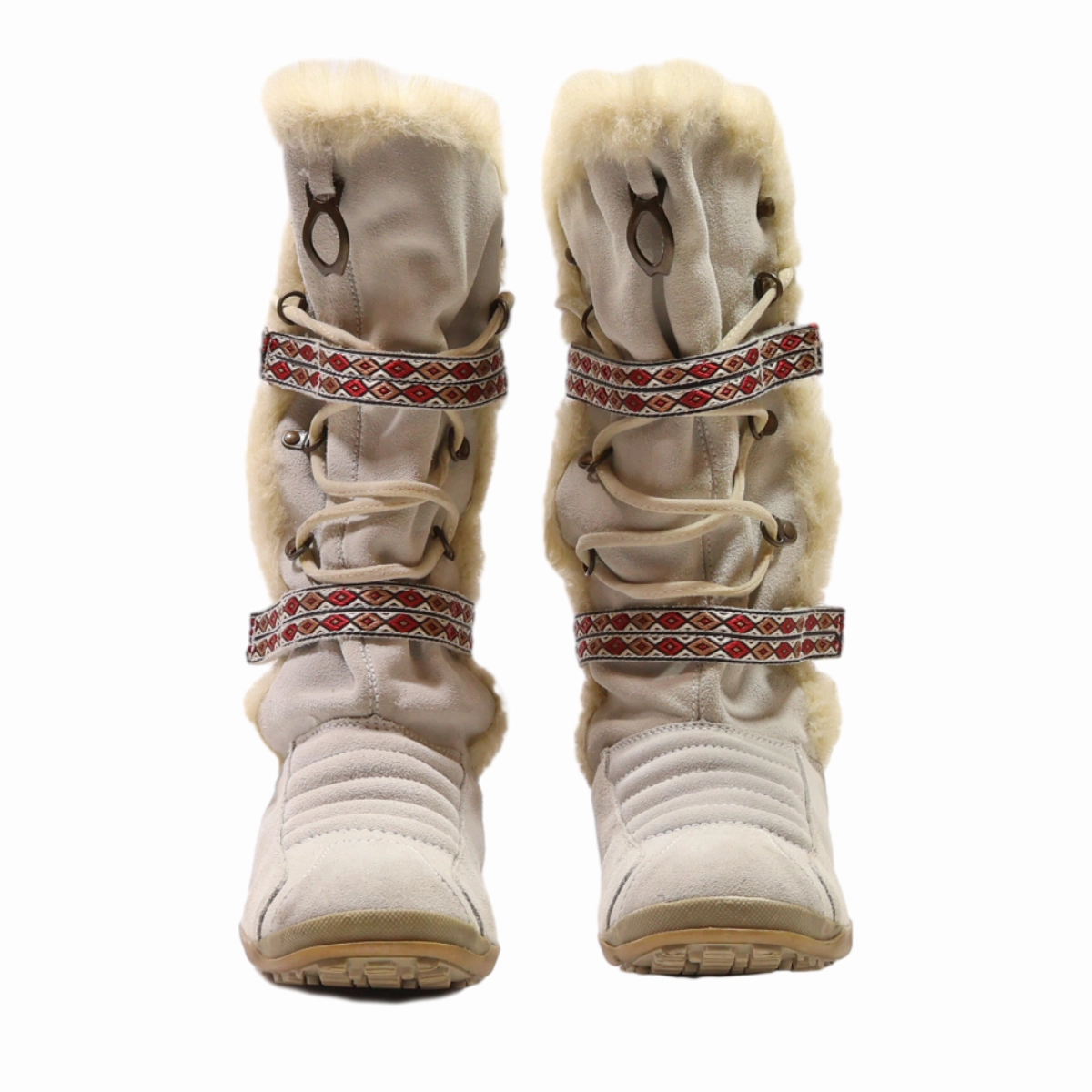 Snow Boots Grey Synthetic Womens UK 6 Disney Princess Snow Boots