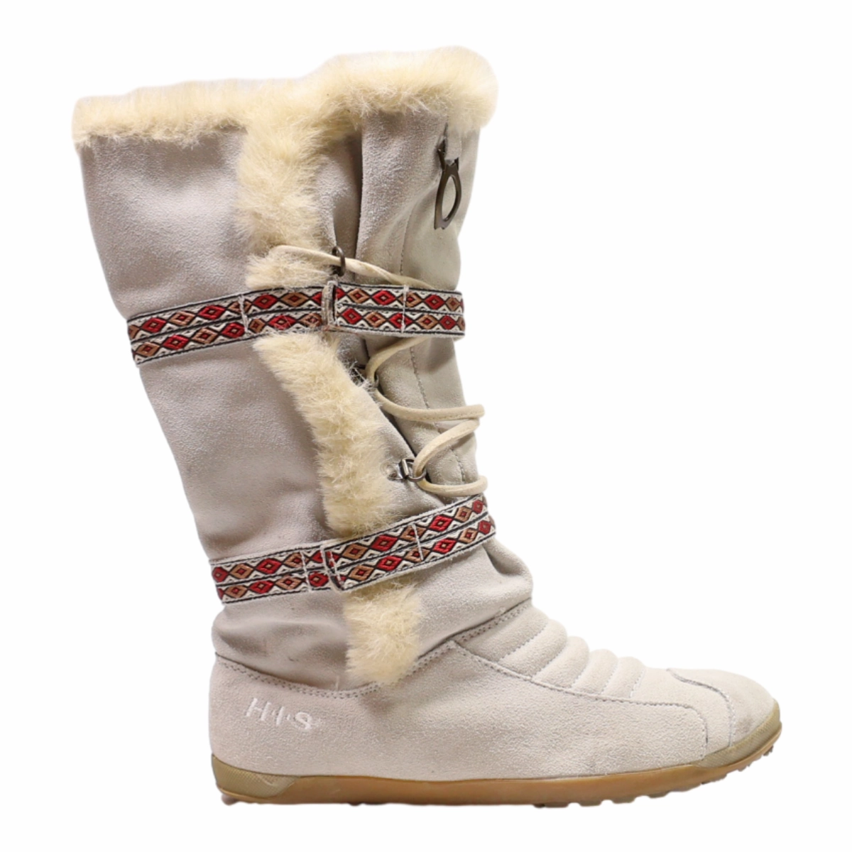 Skechers Boots Snow Boot Snow Boots Grey Synthetic Womens UK 6