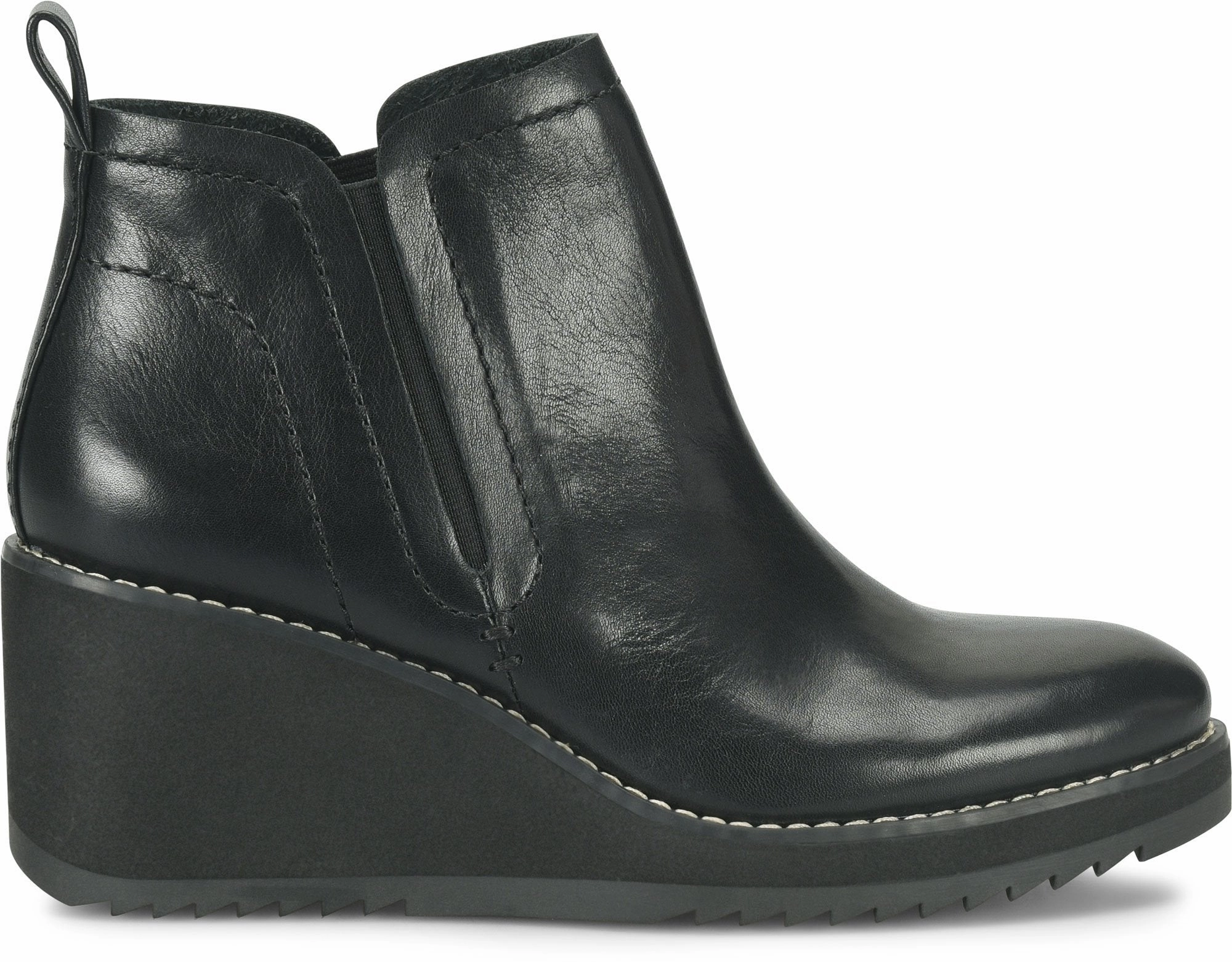 Sofft Women's Emeree Ankle Leather Boots - Black Chaser From The First Chelsea Boots