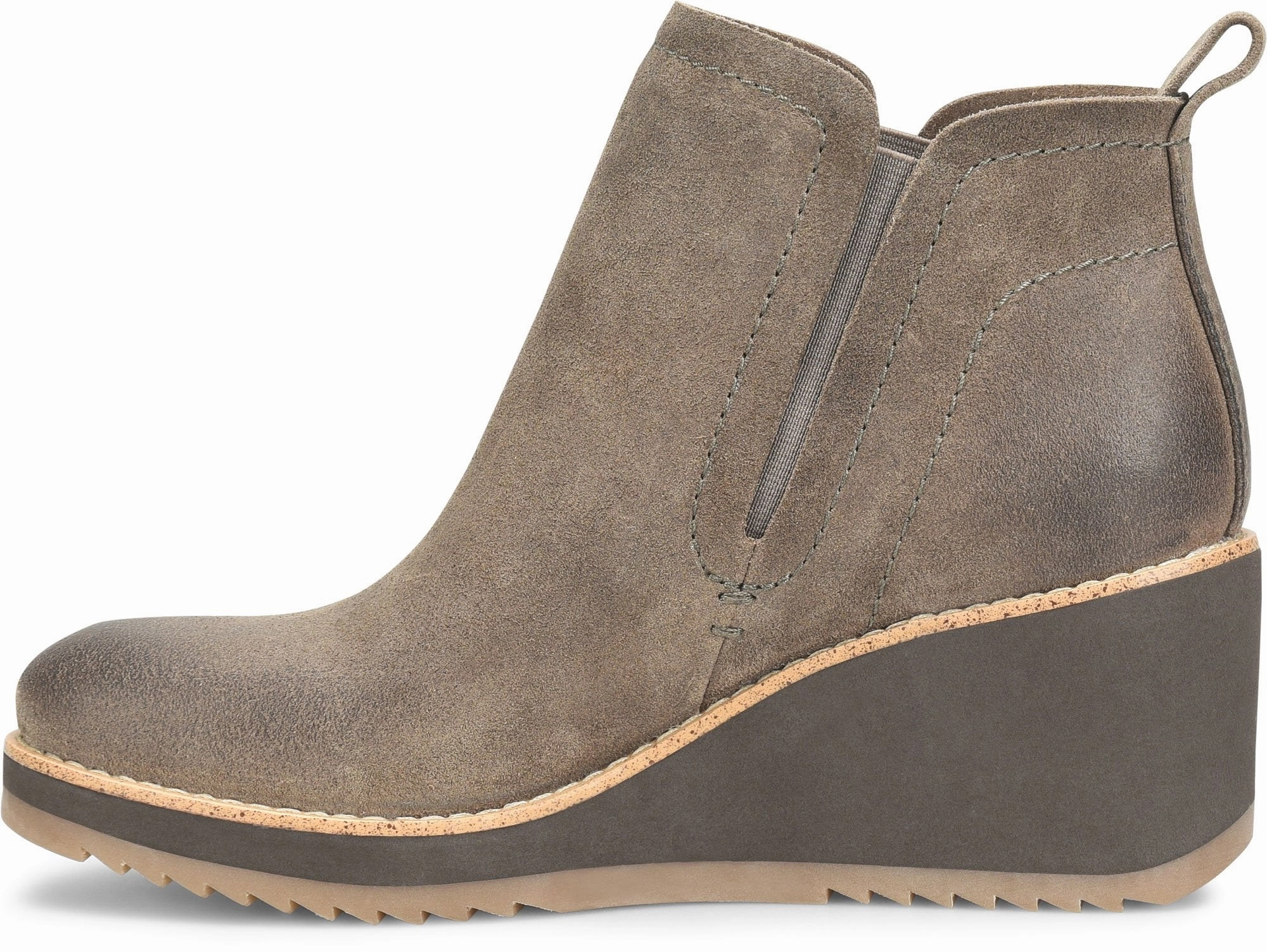 Born Chelsea Boots Sofft Women's Emeree Ankle Leather Boots - Mushroom (Grey)