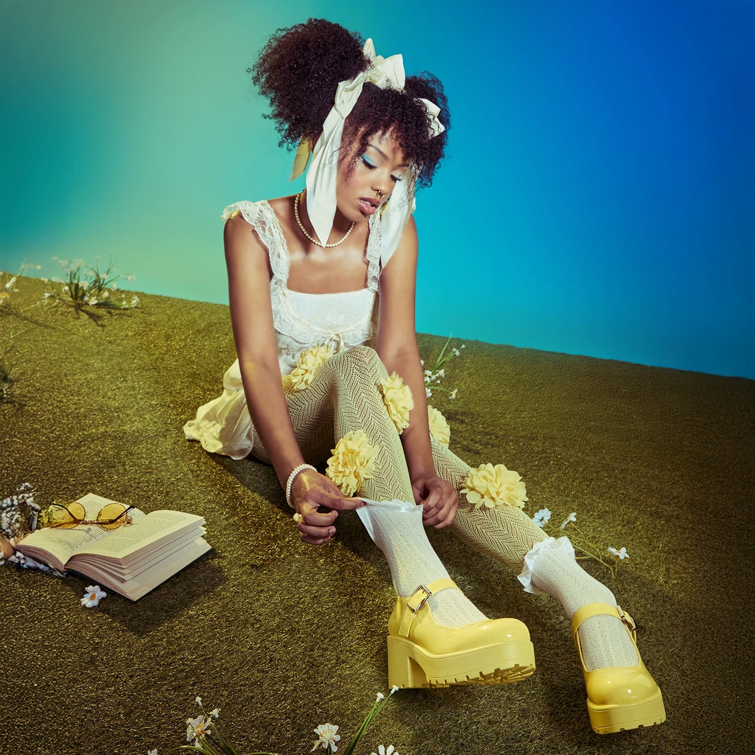 Roa Mary Jane Shoes Tira Mary Jane Shoes 'Sunshine Yellow Edition'