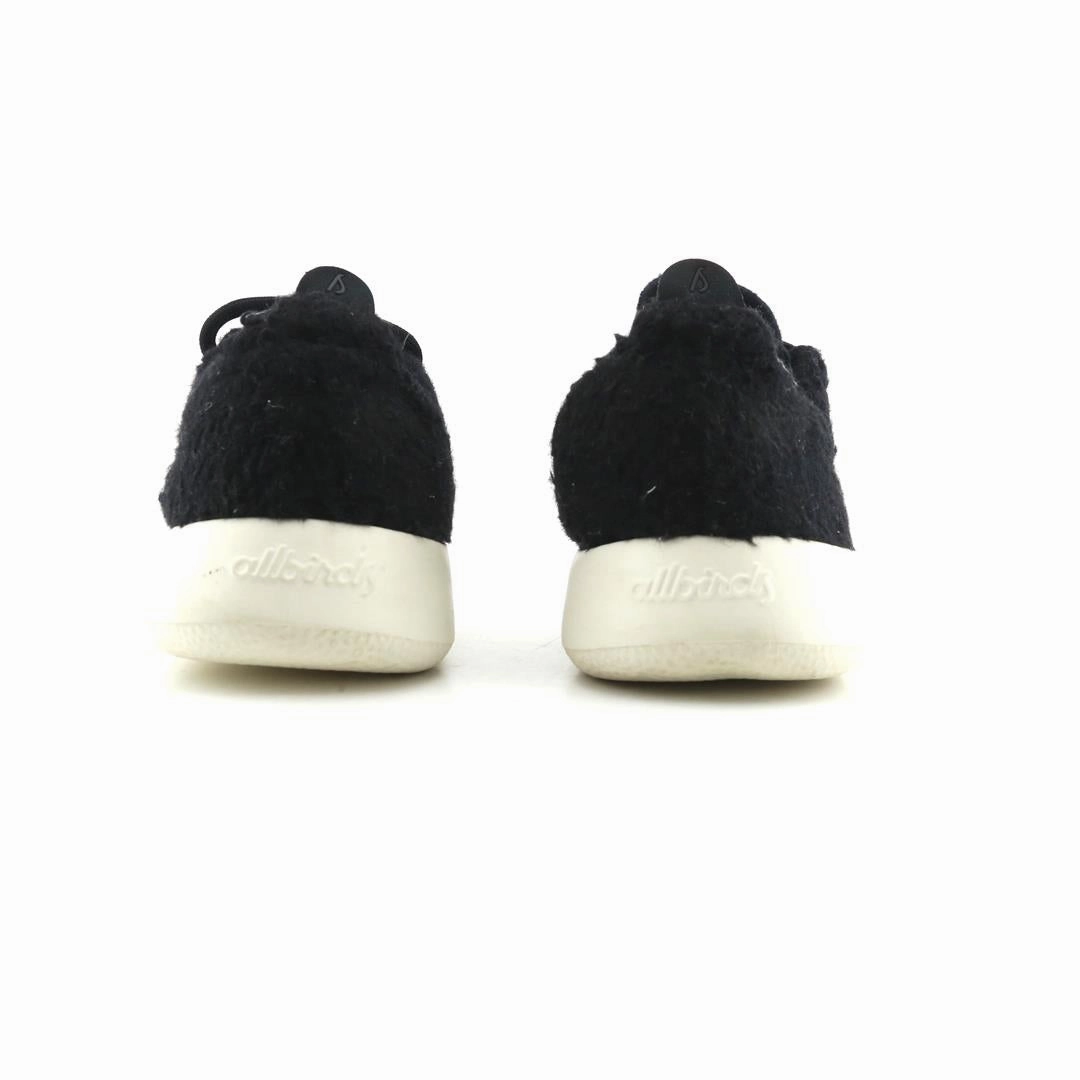Revel Running Shoes Allbirds -  Wool Runners Fluffs - LIMITED EDITION: Natural Black (White Sole)