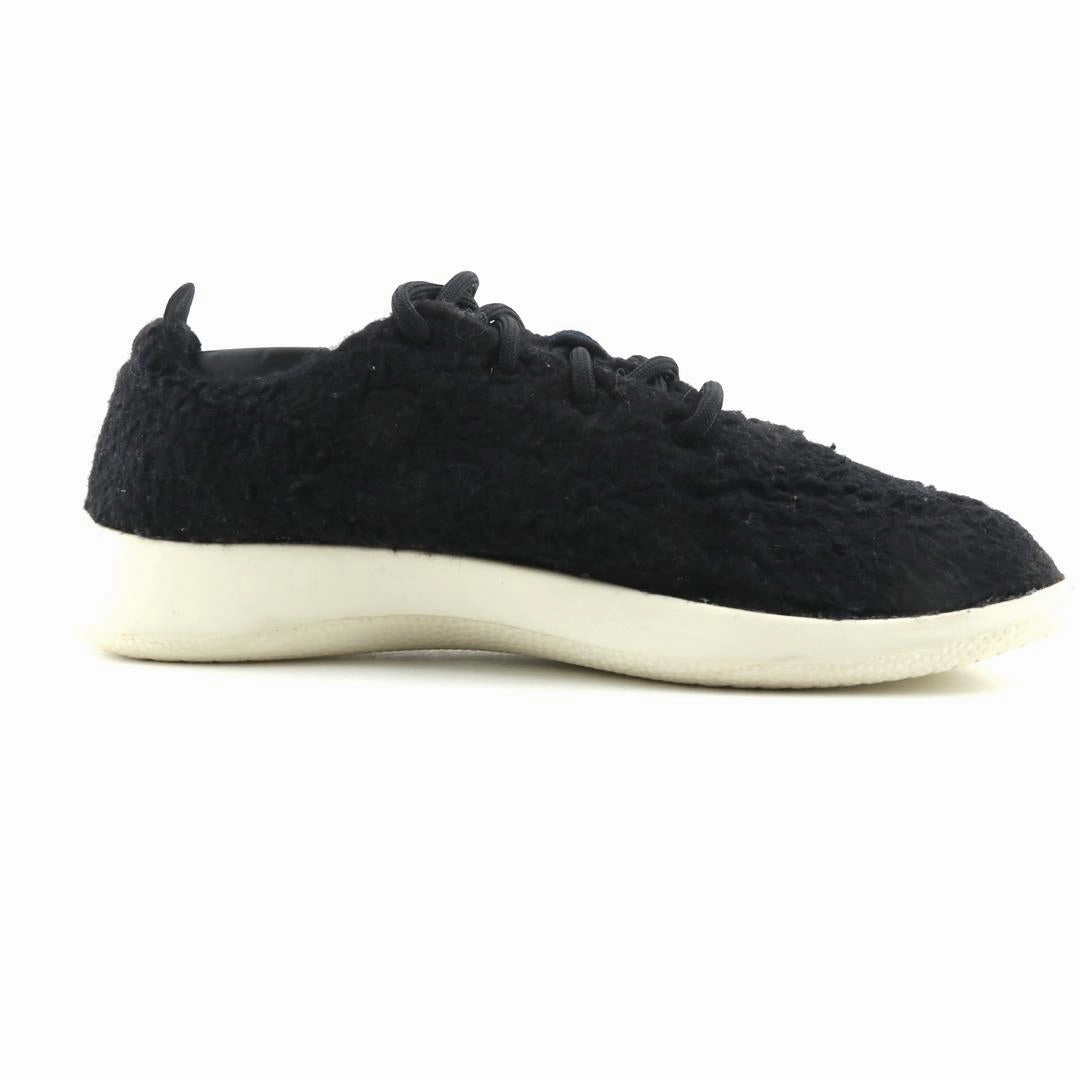 Allbirds -  Wool Runners Fluffs - LIMITED EDITION: Natural Black (White Sole) Trail Running Shoes Speedcross