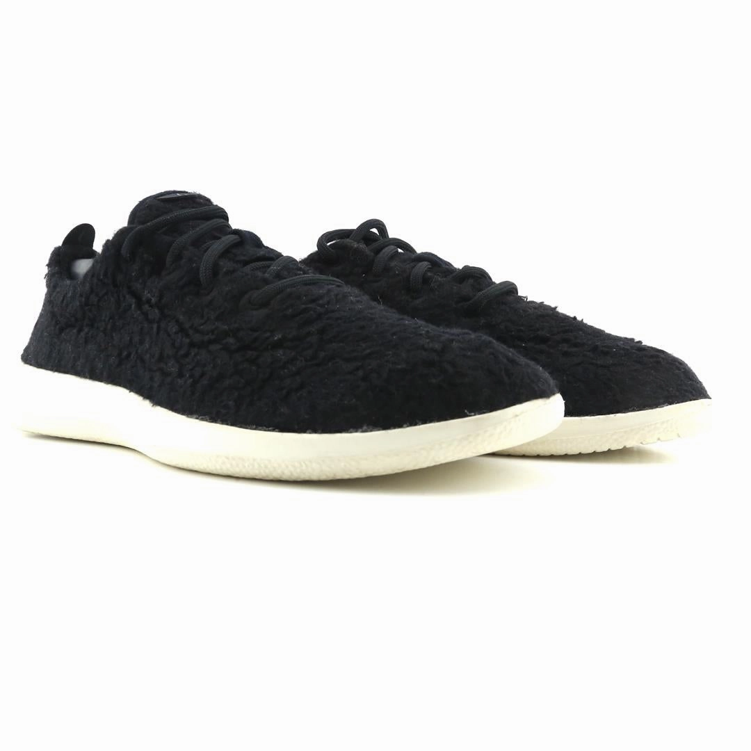 Shoes With Arch Support For Running Allbirds -  Wool Runners Fluffs - LIMITED EDITION: Natural Black (White Sole)