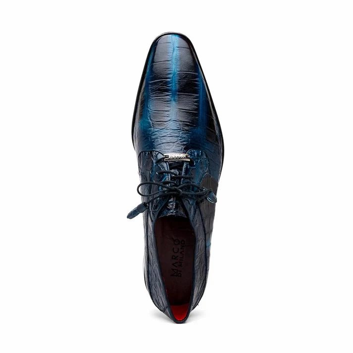 Fitipaldi- Navy | Marco Di Milano Granny Shoes Lace Up
