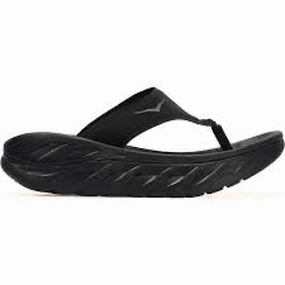 Akatsuki Flip Flops Men's Hoka Ora Recovery Flip (Black/Dark Gull Gray)