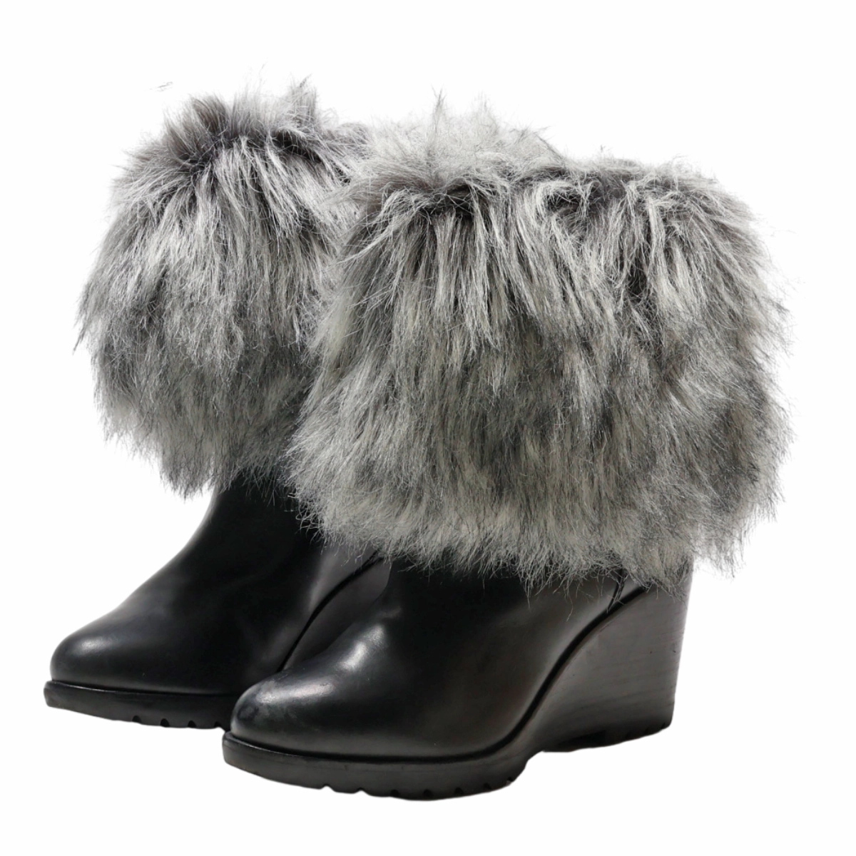 Totes Snow Boots SOREL Snow Boots Black Leather Womens UK 6.5