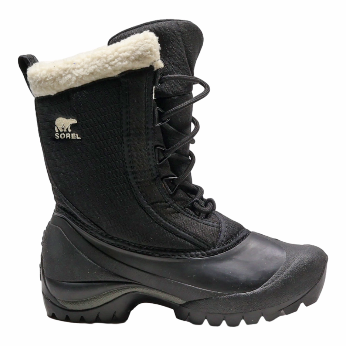 SOREL Snow Boots Black Synthetic Womens UK 4 Ugg Birch Waterproof Snow Boot