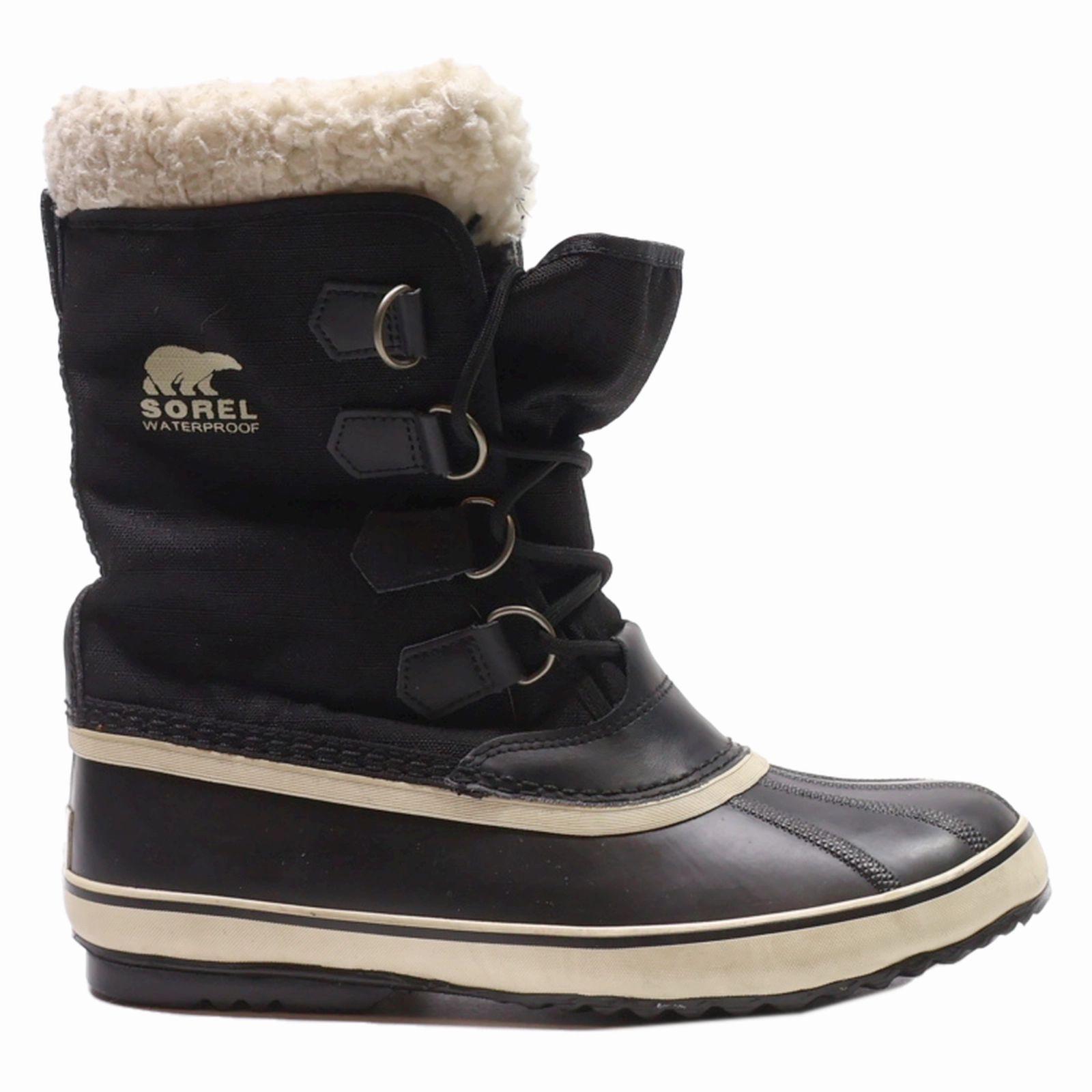 Best Looking Snow Boots SOREL Snow Boots Black Synthetic Womens UK 7.5