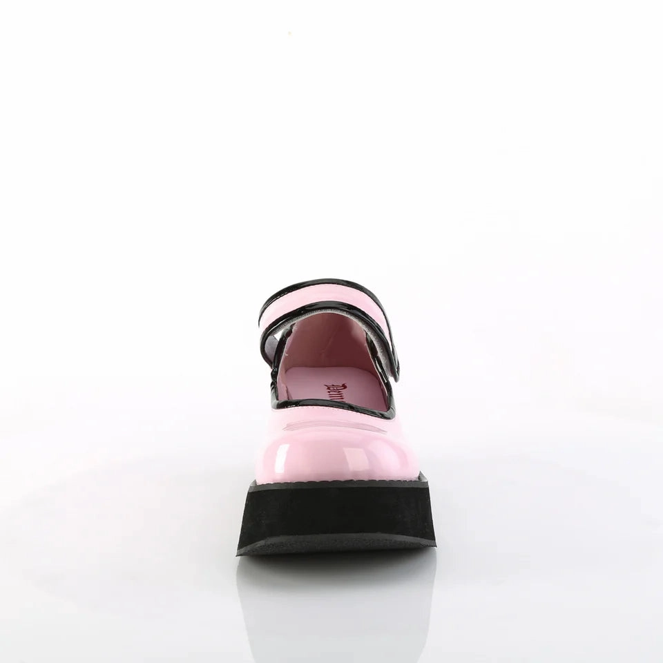 Youth Keen Mary Jane Shoes SPRITE-01 BABY PINK HOLOGRAM