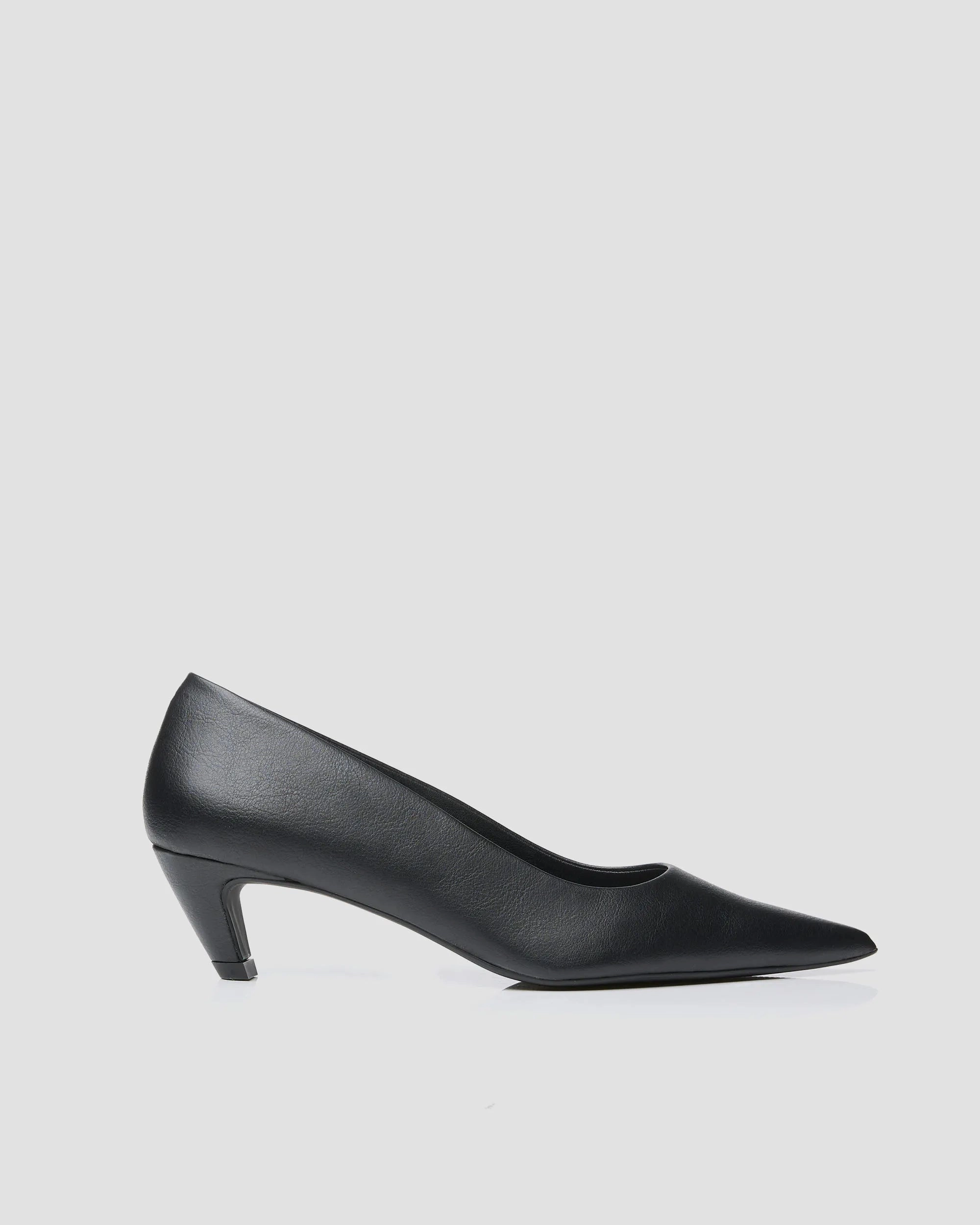 Siren Heels kitten heels style shoes made of grape-based vegan leather Gym Shoes For Flat Feet