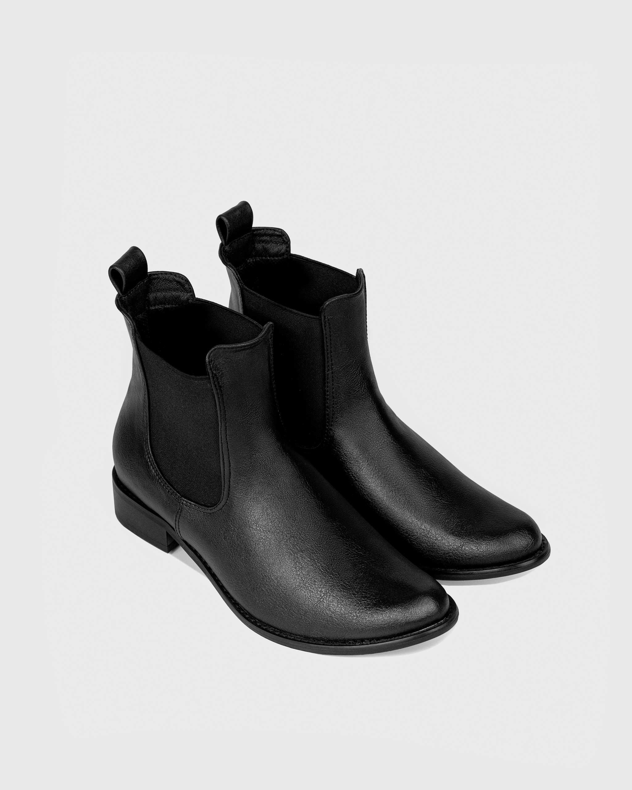 Chelsea Black Vegea Boots Gusset Chelsea Boots