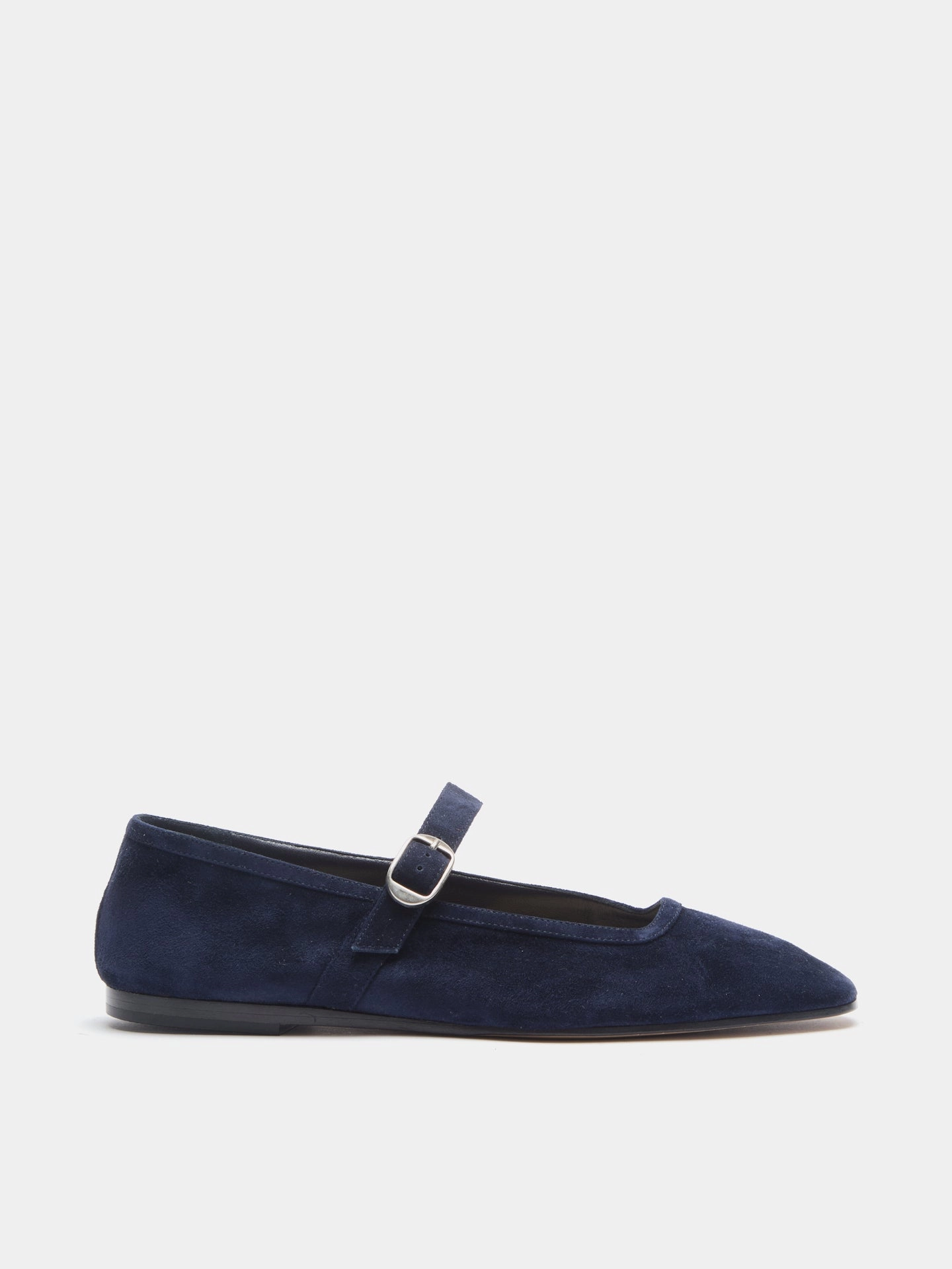 Mary Jane Shoes French Brand Ballet Mary Jane / Indigo Suede