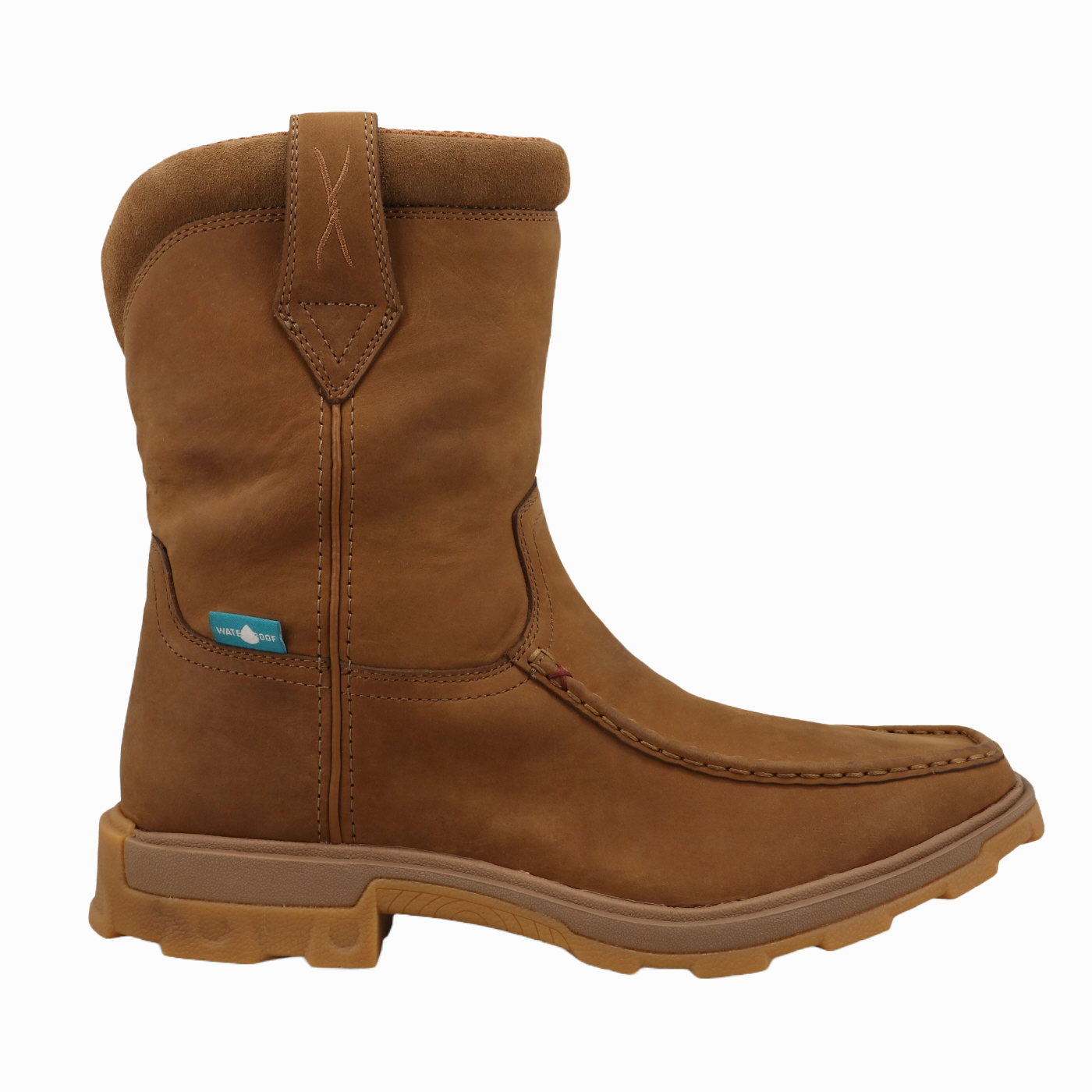 Twisted X Men's 9" Ultra Lite X Waterproof Brown Work boots MULW001 9e Wide Work Boots
