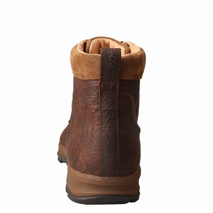 Twisted X Men's Hiker Dark Brown Waterproof Lace-Up Boots MHKW004 Crispi Hiking Boots