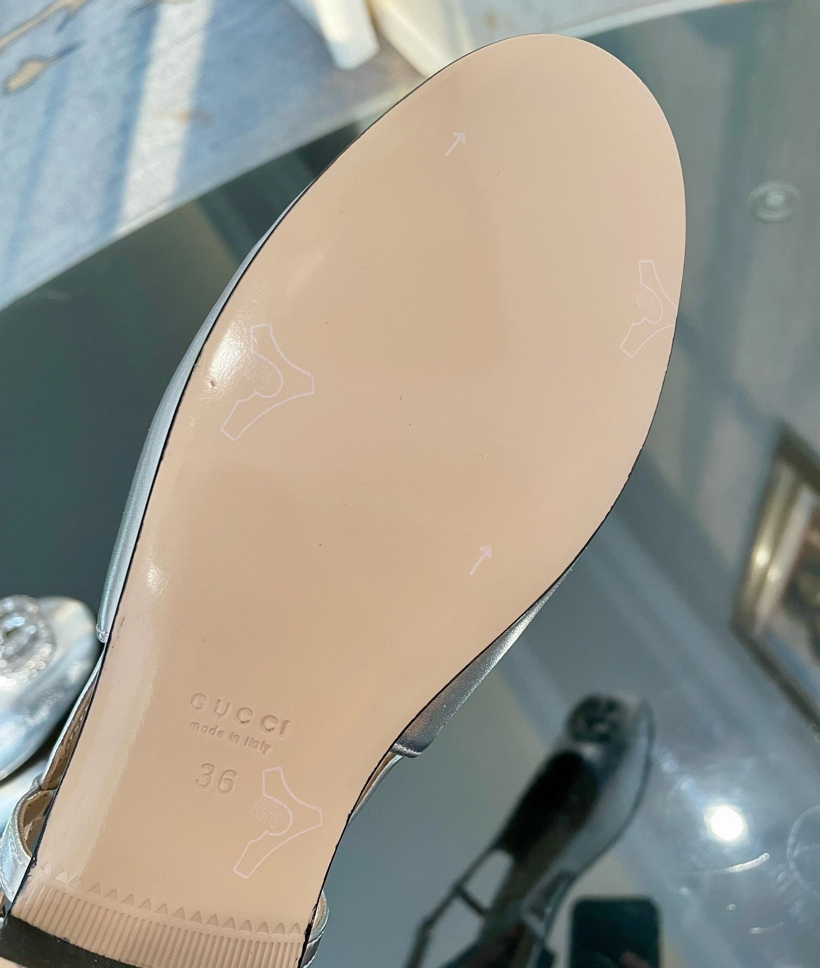 SE1268 Women's ballerina with Double G / Size5-11