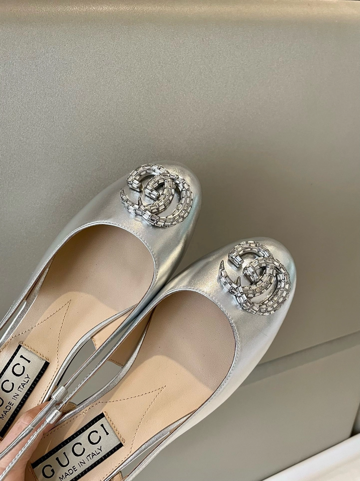 SE1268 Women's ballerina with Double G / Size5-11