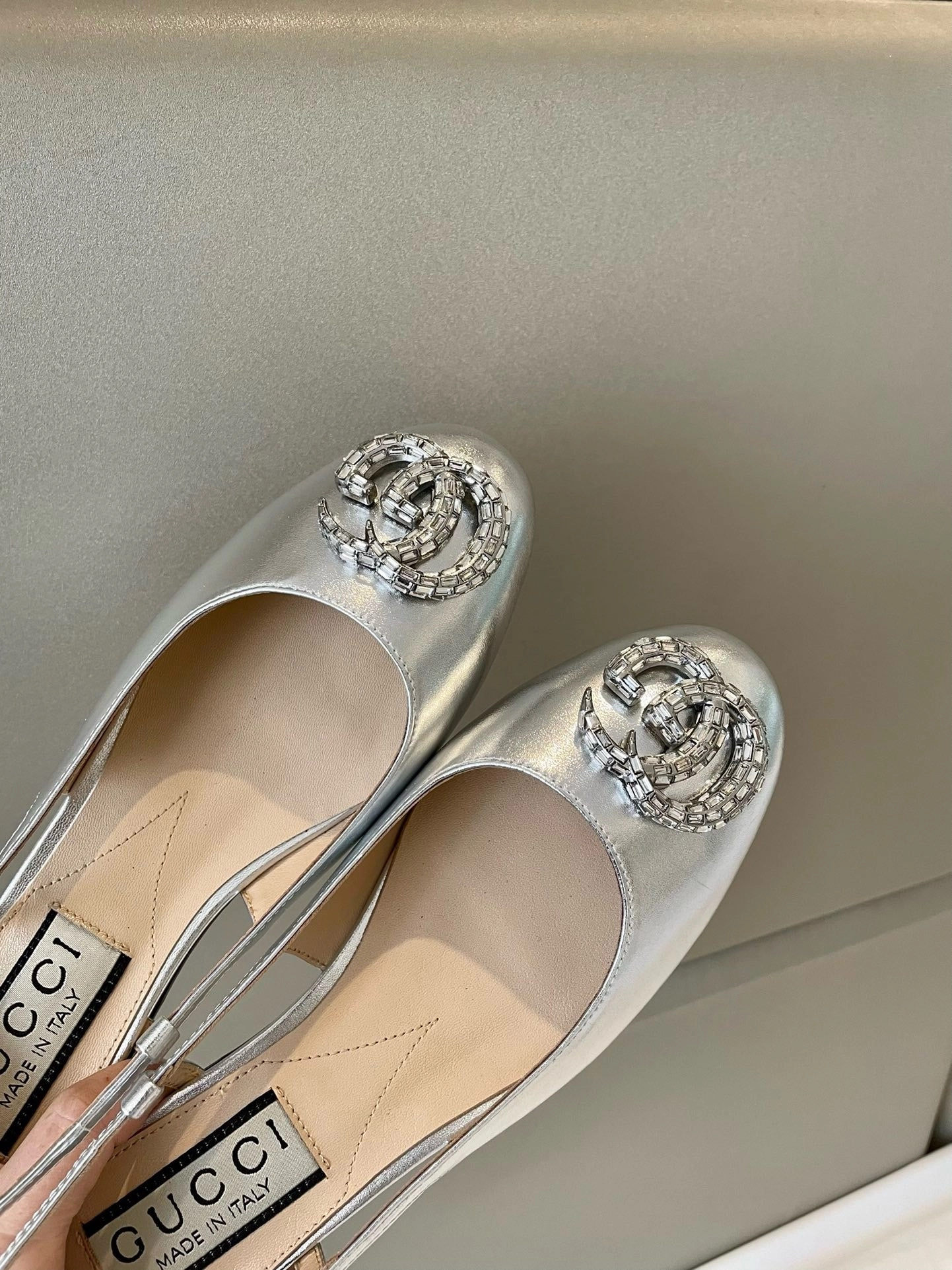 SE1268 Women's ballerina with Double G / Size5-11