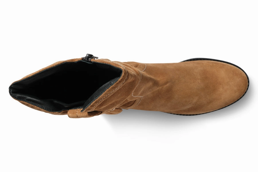 DON RUMI Chunky Heeled Platform Lace-up Ankle Boots