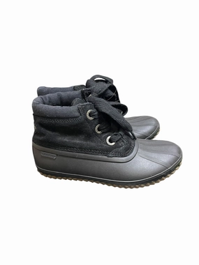 Boots Ankle Flats By Sperry In Black, Size: 6.5 Trail Ankle Boots