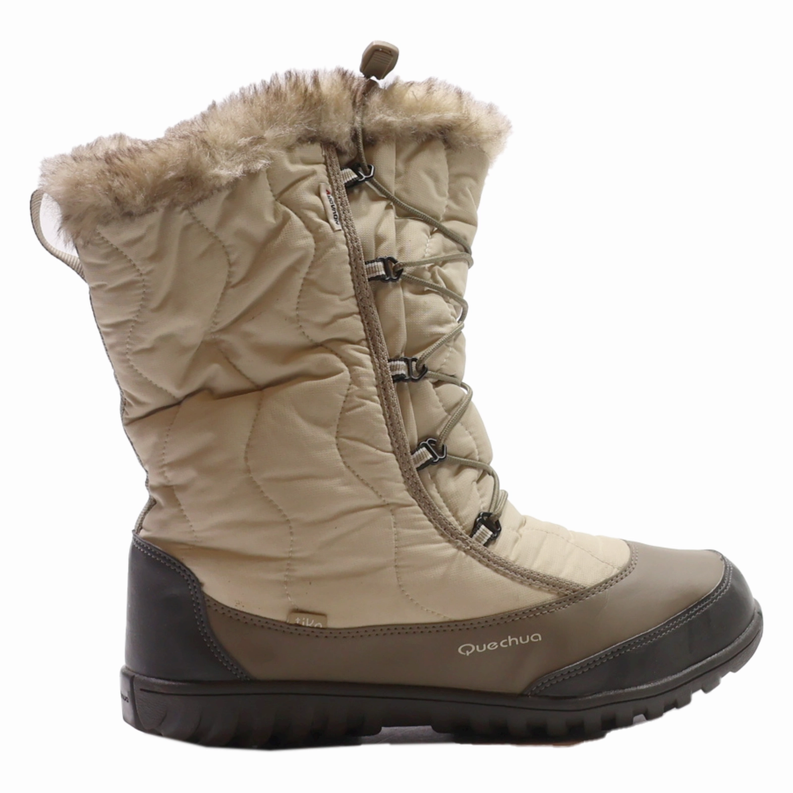 Snow Boots And Jeans STRATERMIC Snow Boots Cream Synthetic Womens UK 6.5