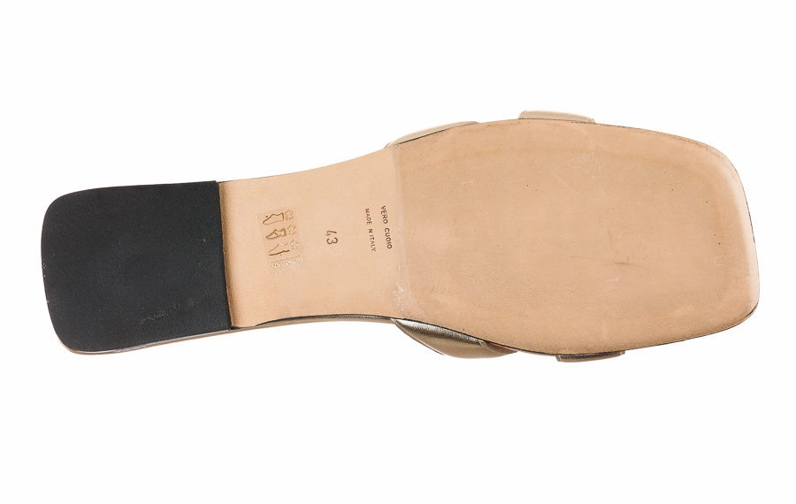 Flat Wide Toe Shoes Eva Madeira Platinum