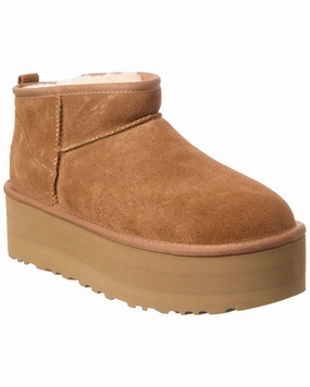 2976 Platform Chelsea Boots UGG Classic Ultra Mini Suede Platform Boot