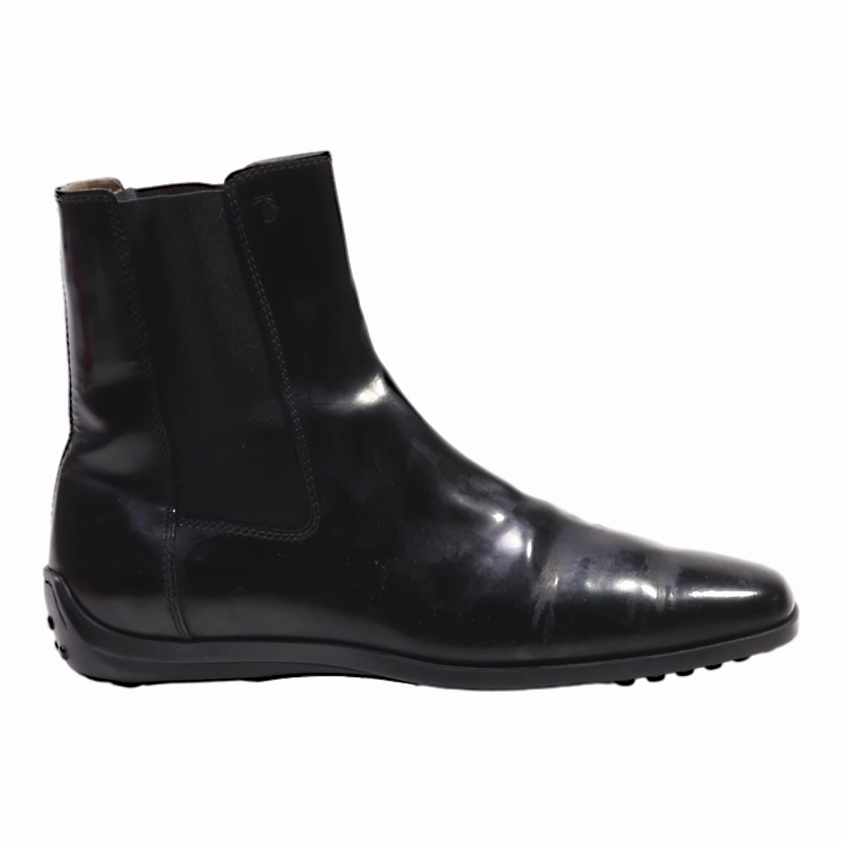 Vegan Leather Chelsea Boots TODS Chelsea Boots Black Leather Womens UK 3