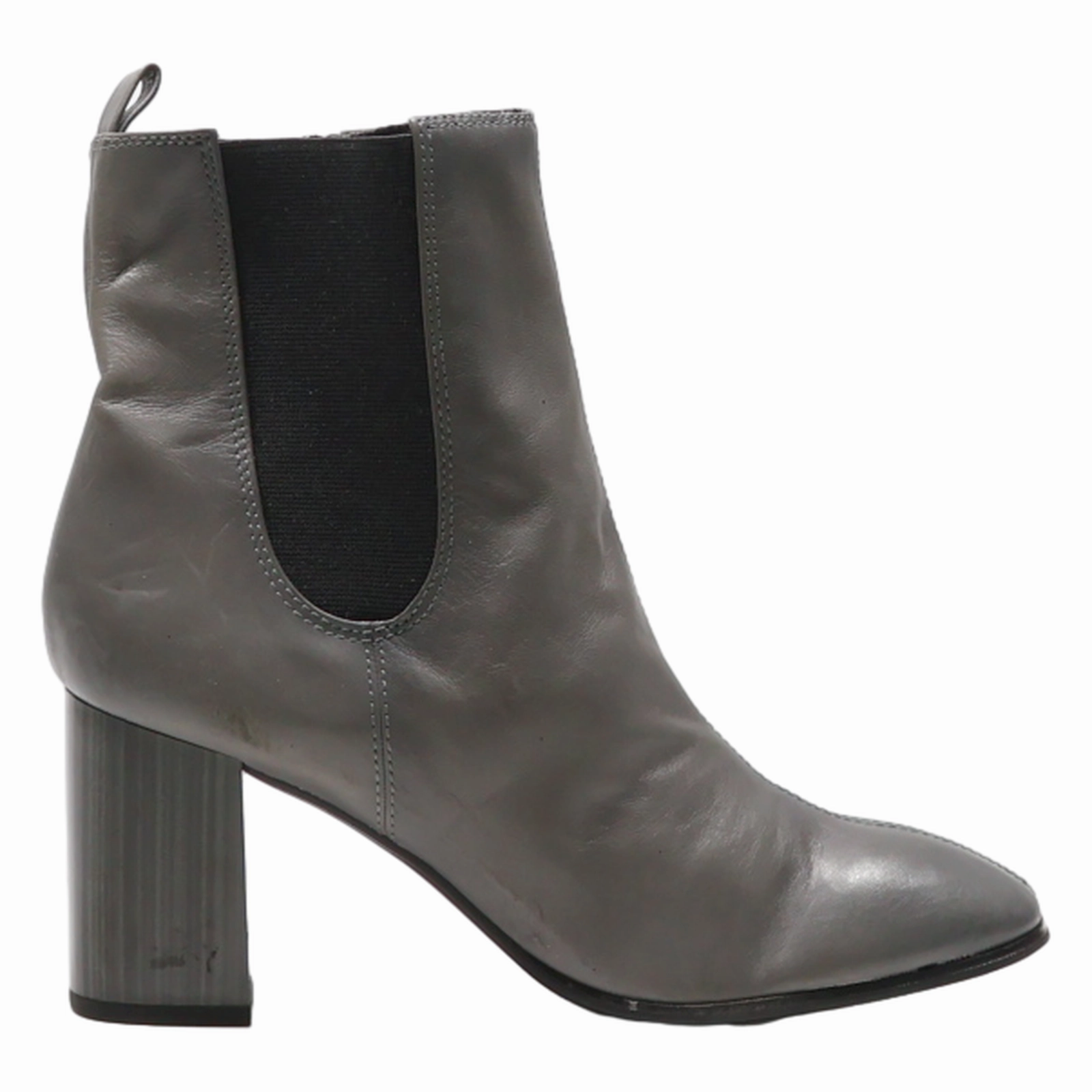 Almond Toe Leather Chelsea Boots TAMARIS Chelsea Boots Grey Leather Womens UK 5