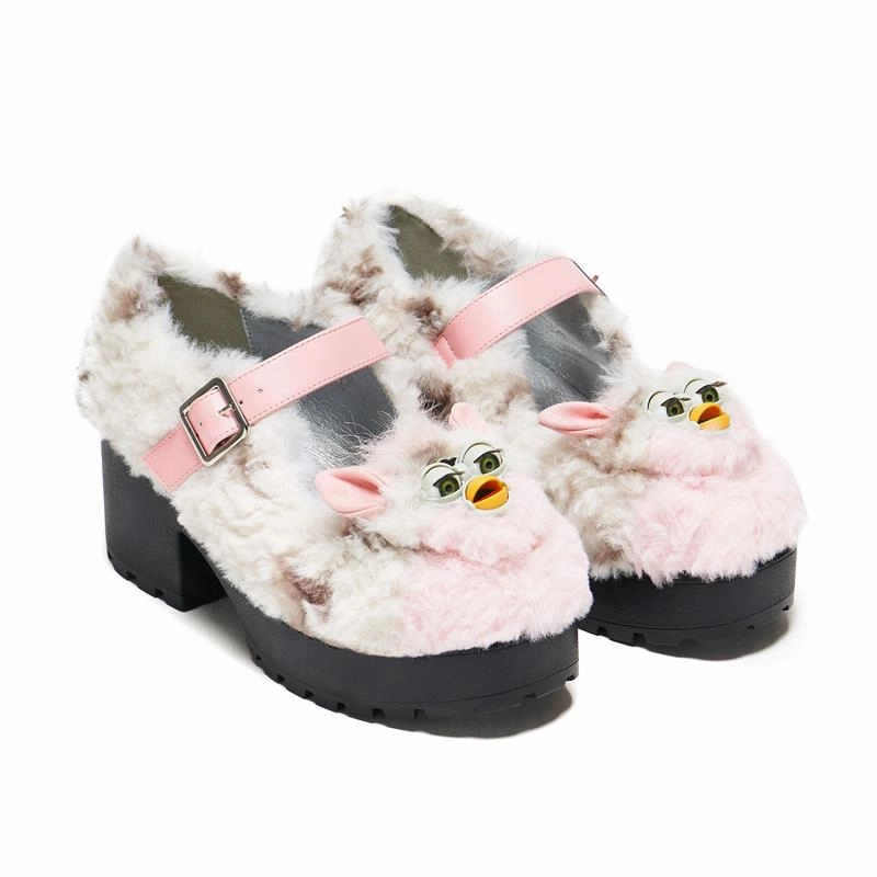 Leather Flat Mary Jane Shoes Uk Tira Furby Mary Janes 'Church Mouse Edition'