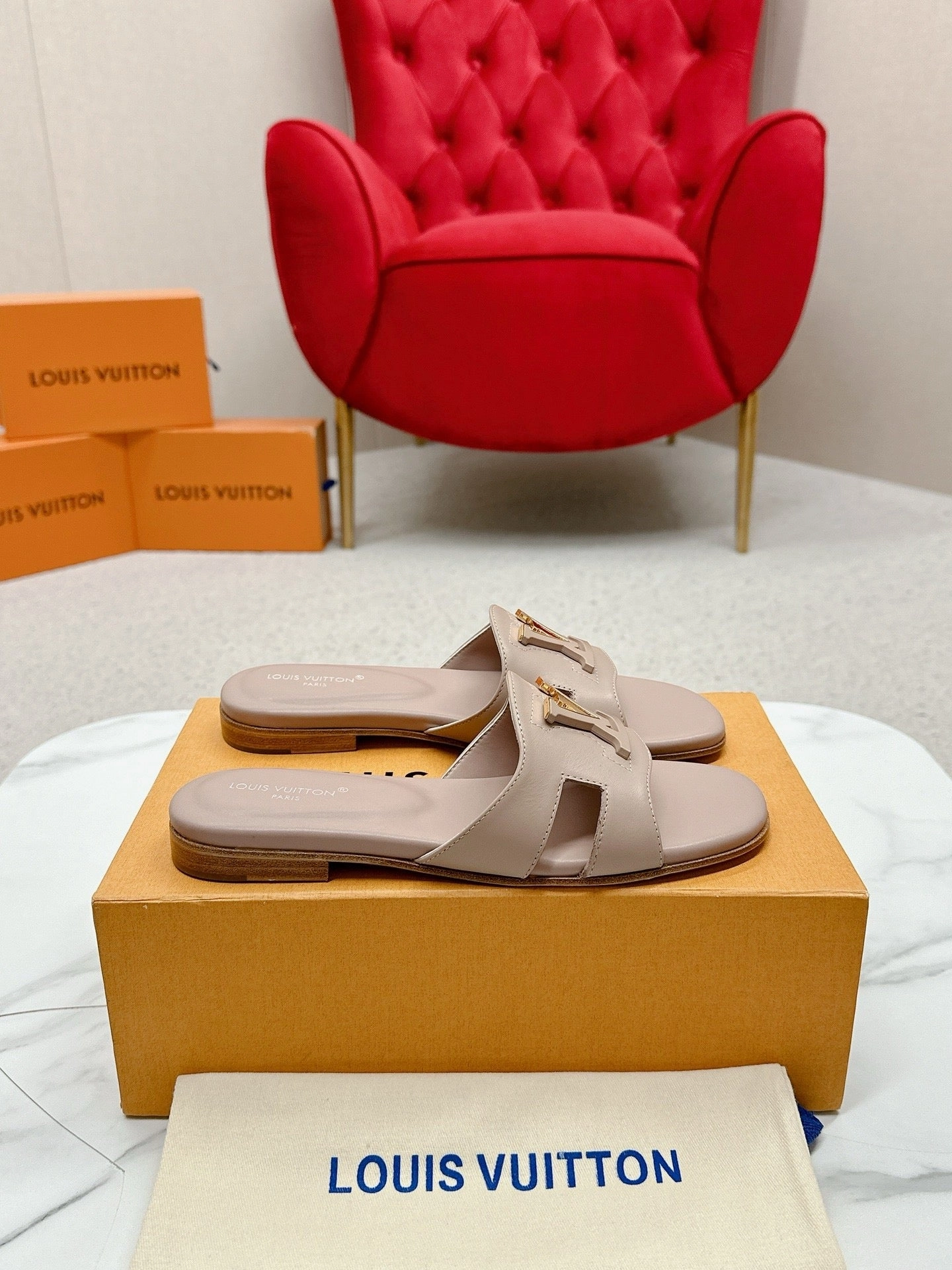 SE1414 LB Slide Sandals / Size5-11 Most Comfortable Flat Dress Shoes