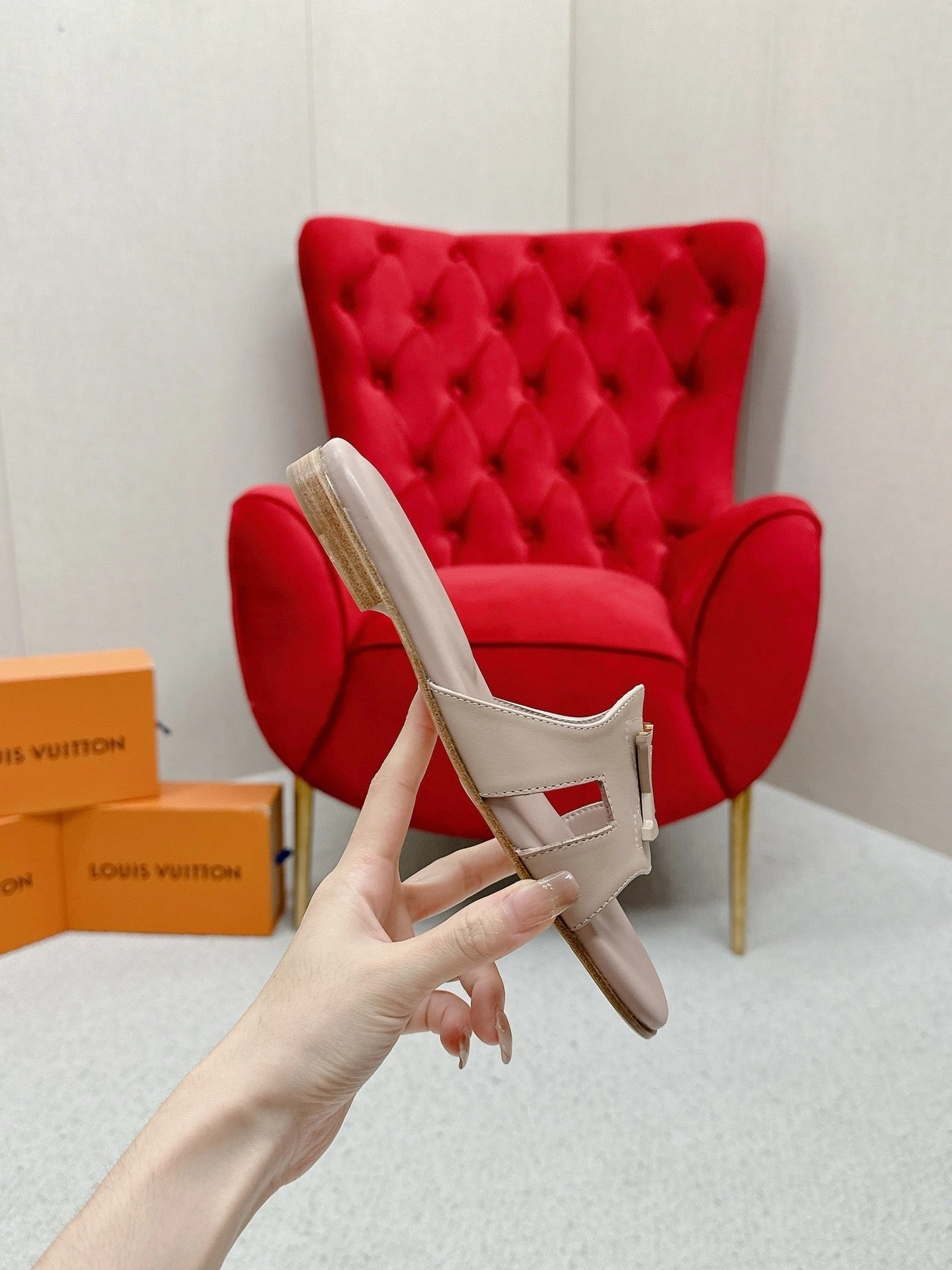 Flat Pump Shoes SE1414 LB Slide Sandals / Size5-11