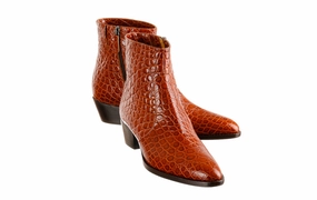 Bb Lizard Reptile Ankle Boots