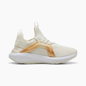 Puma Ac Shoes Puma Women's Enzo White/Gold Running Shoes