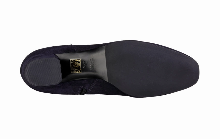 Ankle Boots With Fur Top Mdf Beloved Navy