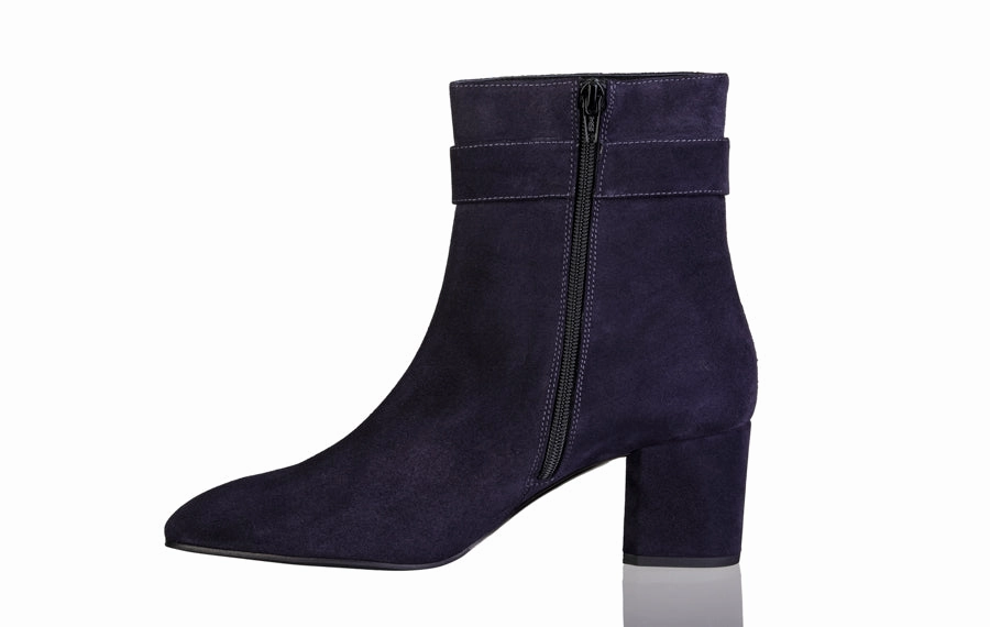 Handmade Ankle Boots Mdf Beloved Navy