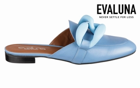 Eva Anywhere Blue Flat Point Toe Shoes