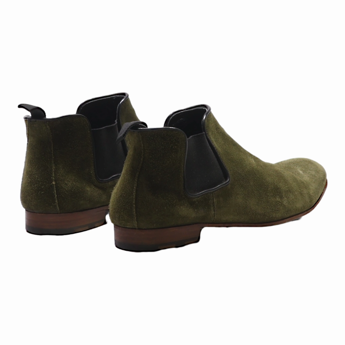 Best Chelsea Boots 2017 HESCHUNG Chelsea Boots Green Suede Womens UK 5