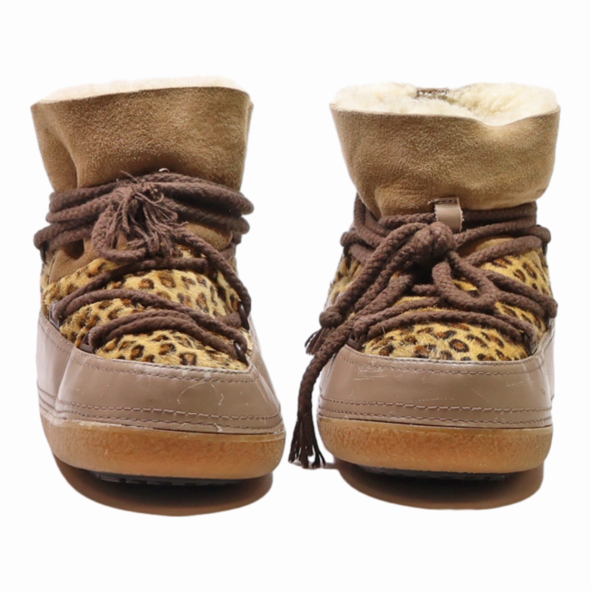 IKKII Snow Boots Beige Synthetic Womens UK 3.5 Best Snow Boots To Keep Feet Warm