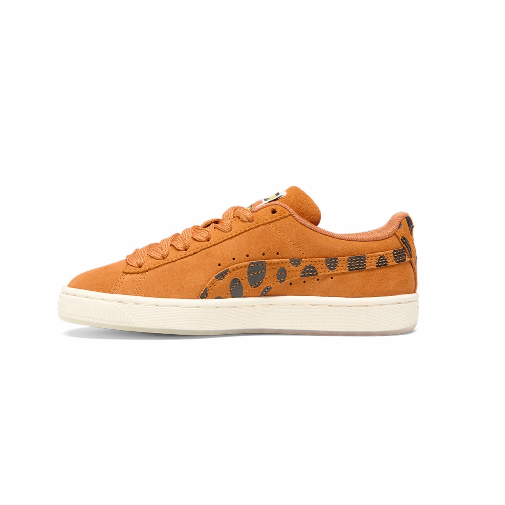 Suede x Cheetah Lace Up Sneakers (Big Kid) Lacing Up Sneakers
