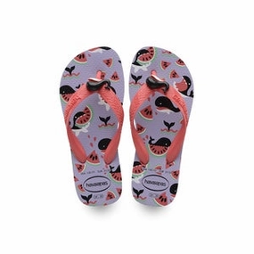 Best Flip Flops For Pool HAVAIANAS KIDS FANTASY - LAVANDER