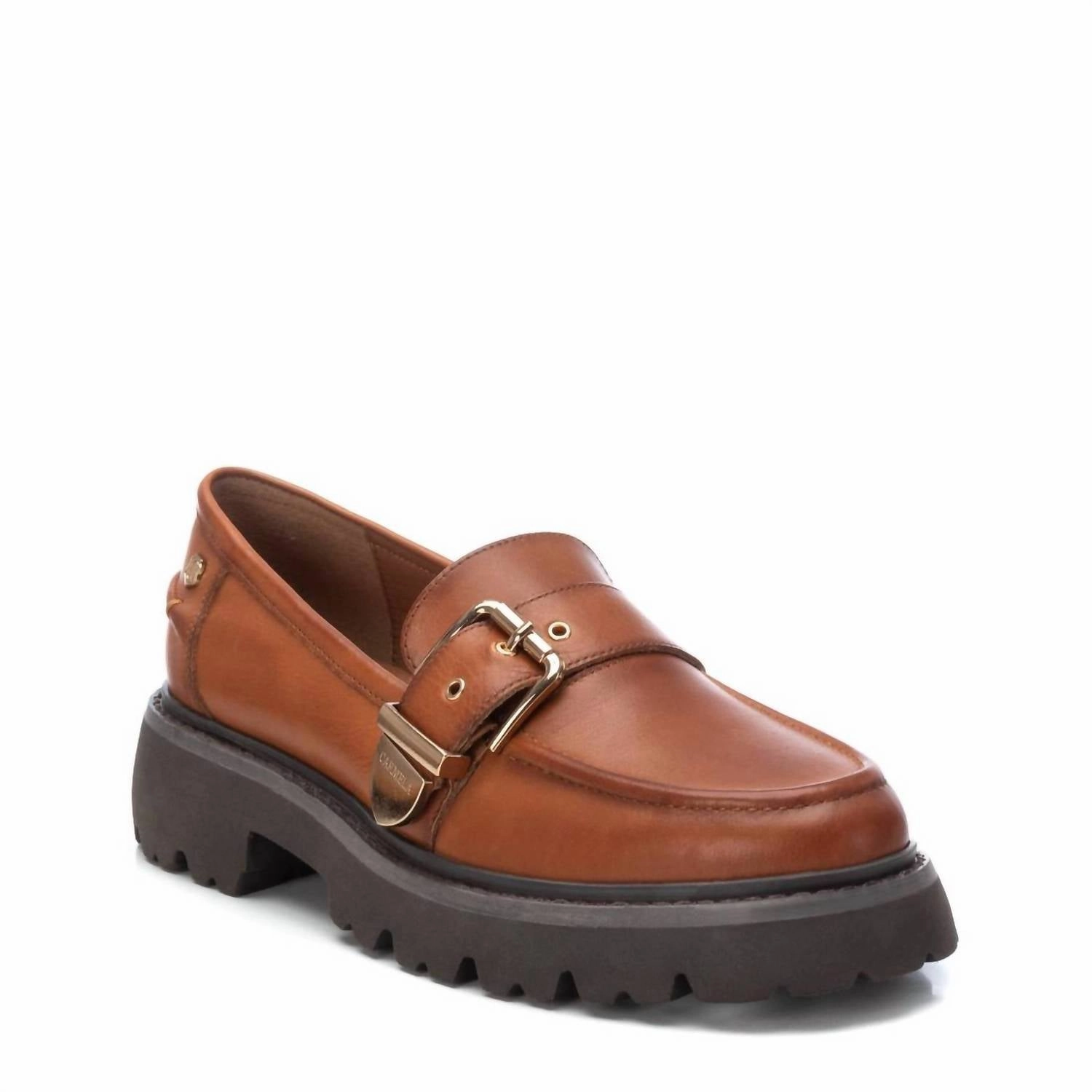 Women's Carmela Collection Leather Loafer In Camel Florsheim Loafers