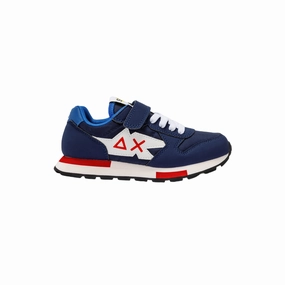 Design My Own Sneakers Sun68 sneakers da ragazzo Niki Solid Kid Z33321K 07 navy blue