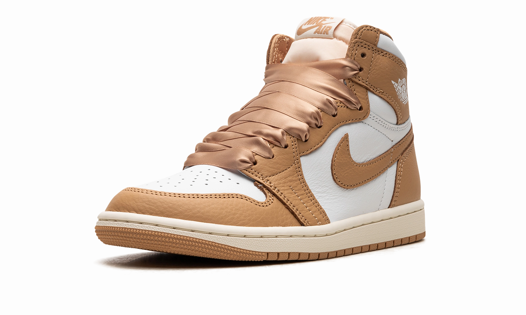 Large Size Basketball Shoes AIR JORDAN 1 RETRO HIGH OG WMNS "Praline"
