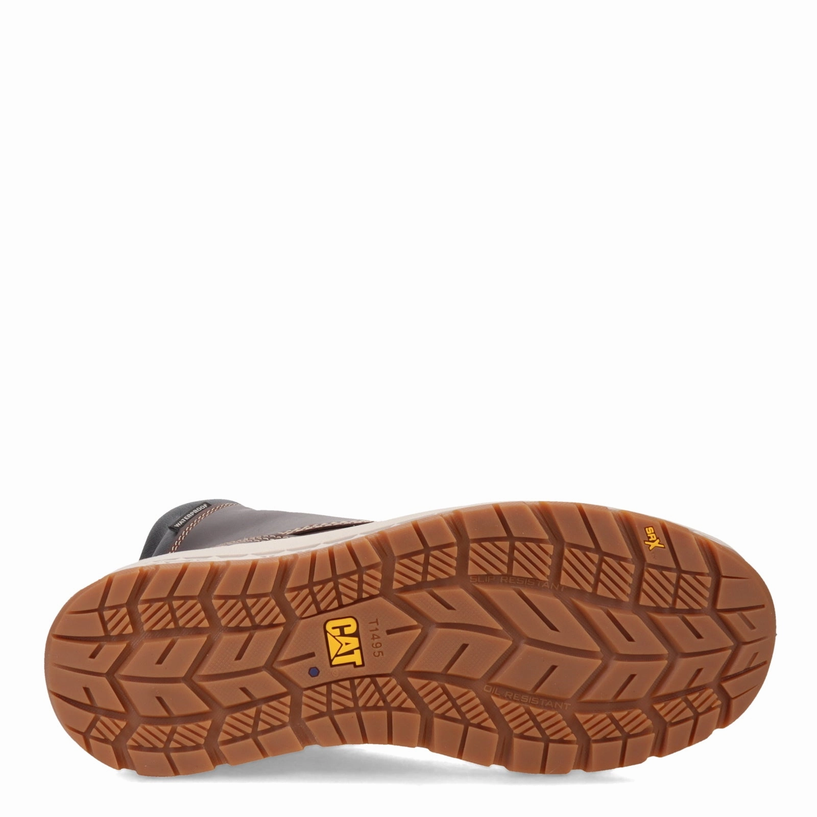 Men's Caterpillar, Impact Waterproof Soft Toe Work Boot Cheap Pull On Work Boots