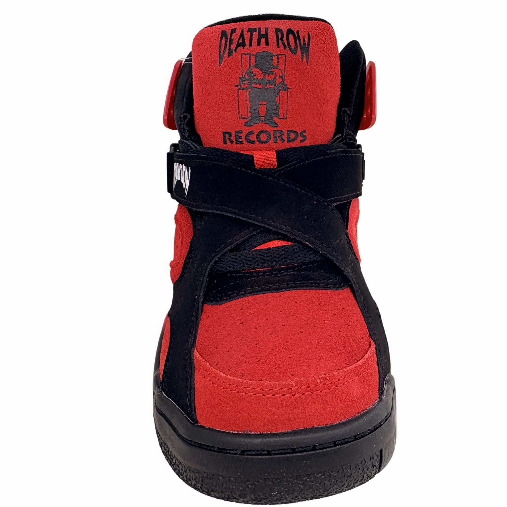 Patrick Ewing Athletics Men's 1BM01784 602 ROGUE X DEATH ROW RECORDS Red Black Basketball Shoes Exotic Basketball Shoes