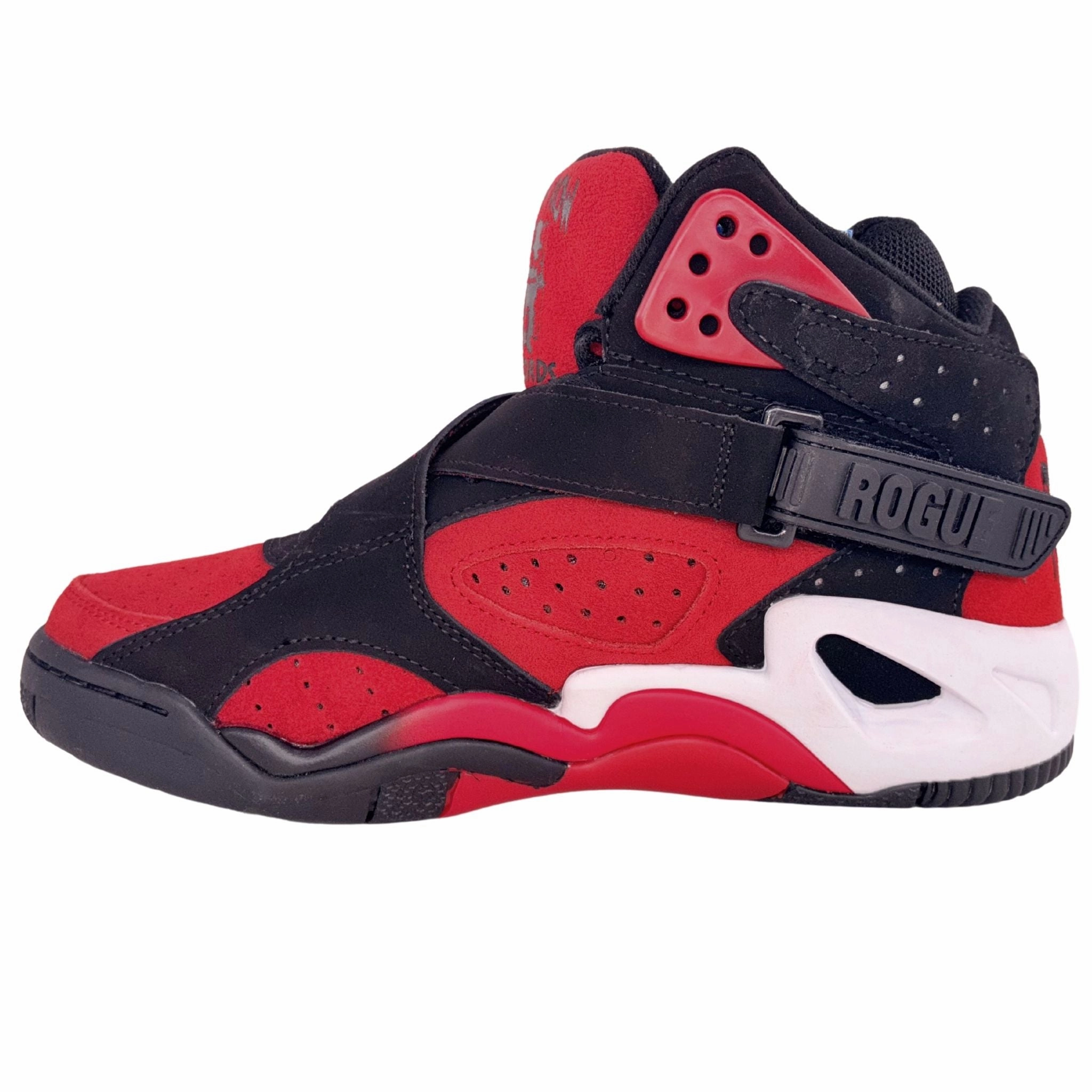 Best Basketball 2011 Patrick Ewing Athletics Men's 1BM01784 602 ROGUE X DEATH ROW RECORDS Red Black Basketball Shoes
