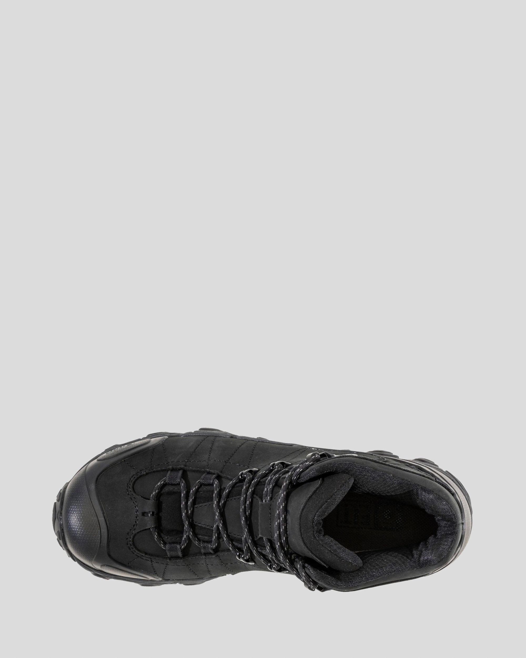 Merrell Suede Hiking Boots Men's Oboz Bridger Waterproof Mid Hiking Boots - Black Sea